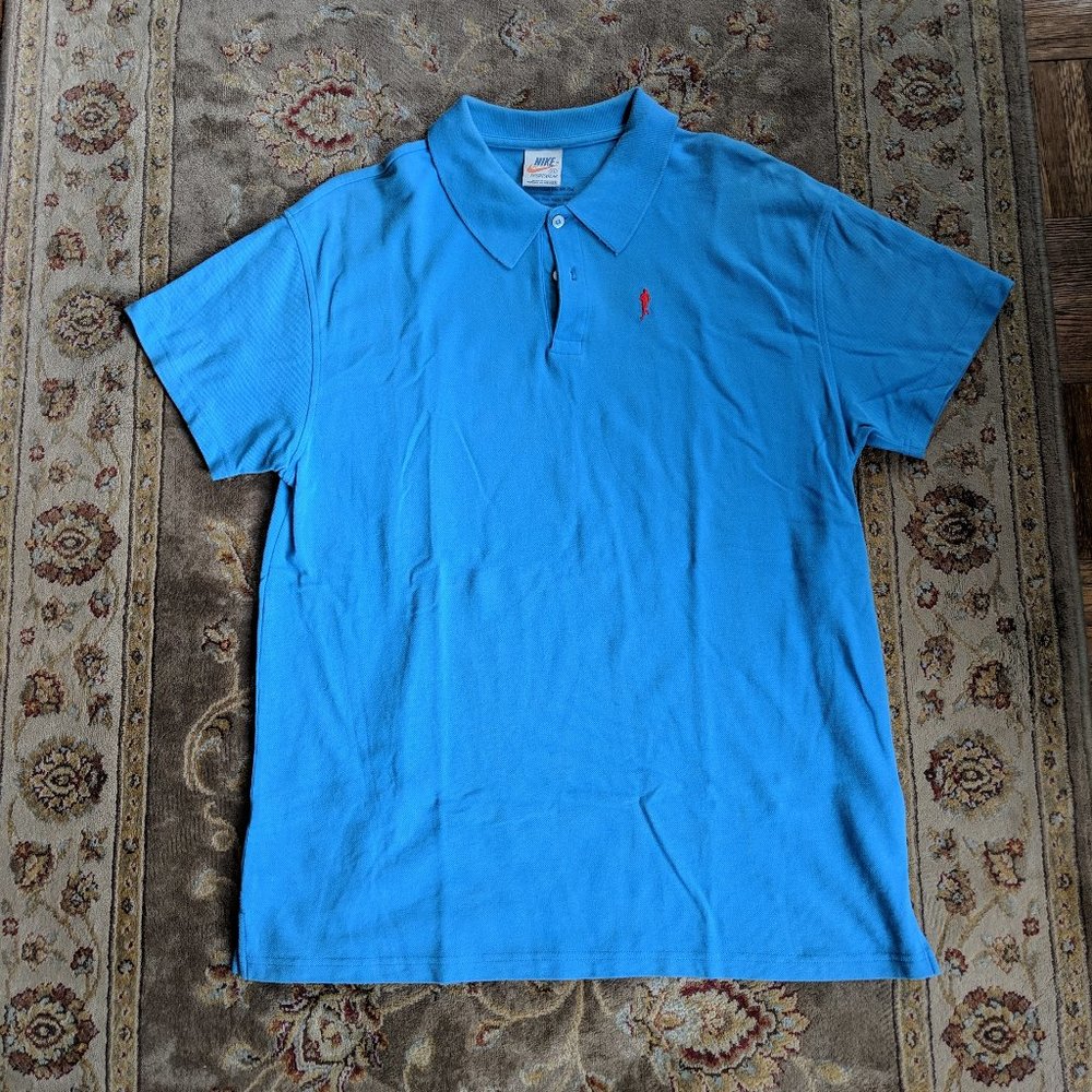 Super Rare Nike Sportswear Vintage Running Polo